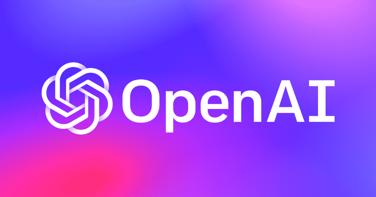 OpenAI logo with purple background